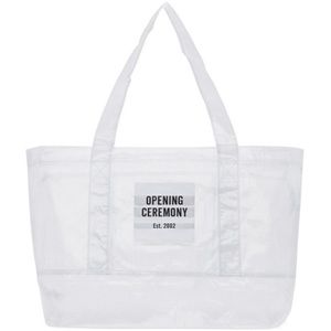 Opening Ceremony Chinatown Transparent Tote and Pouch